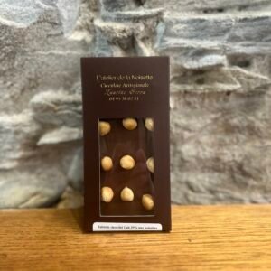 Tablette Chocolat au Lait & Noisettes - 110 gr - Atelier de la noisette